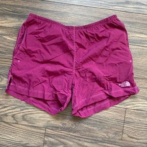 The North Face Purple Quick Dry Running Shorts